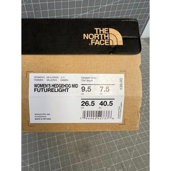 The North Face Hedgehog Mid Futurelight Waterproof Hiking Boots Women's Sz. 9.5 - Picture 4 of 10